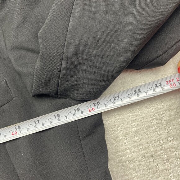 VTG Gala x Thos priestley & sons Mohair / Wool Blazer Sz 41R Black England Made - Picture 6 of 16